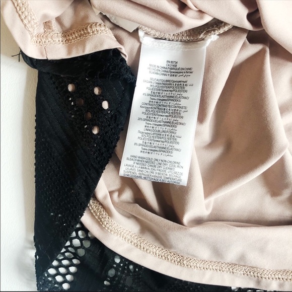 NWT BCBG MaxAzria Black and Nude Dress Sz.M - Picture 7 of 7